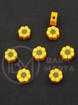 Mărgele FIMO ~8~10x~4.5mm flori 10 buc 312929