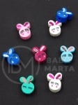 Mărgele FIMO ~10~12x~4.5mm iepure 10 buc 312933