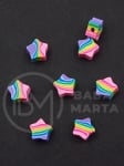 Mărgele FIMO ~7~9x~4.5mm stea 10 buc 312936