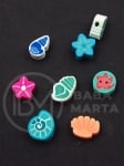 Mărgele FIMO ~8~12x~4.5mm mix 10 buc 312937