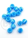Margele 11.5x10mm alb si albastru 40g ~55buc 312959