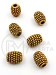 Mărgele 14x11mm imitație lemn gaură 3.5mm 40 grame ~42 bucăți 313004