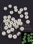 Ochi 7x4mm LUMINOS gaură 1.5mm 50 bucăți 313050