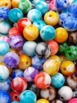 Mărgele 10mm, gaură mixtă 1.8mm, 40g ~79 bucăți 313053