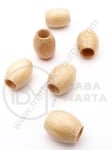 Cilindru din lemn lăcuit 16x12mm gaură 6mm 1 pack 40g ~55buc 321268
