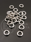 Mărgele SSV 8x2mm color argintie 200 buc 318326