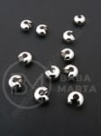Dop cu lacăt 5x2mm OȚEL (304) culoare argintiu gaură 2mm 1 pachet 10buc 305777