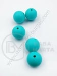 Bilă de mărgele din silicon cu gaură de 15 mm, 2 mm, 1 paquet, 5 pcs. 317066