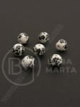 Bilă de porțelan 8mm vopsită gaură 2mm 1 buc 335210