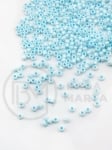Mărgele de sticlă 2x2mm 40grame ~4400 bucăți 331125