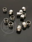 Mărgele 7x5mm OȚEL (304) gaură 5mm 1 pachet 5 buc 307913