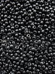 Mărgele de sticlă ~4x~3mm 6-0 perlă neagră calitatea I ~750 bucăți 331851