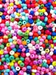 Mărgele de sticlă ~4x~3mm 6-0 amestec dens calitatea I ~750 bucăți 331853