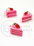Pendant tort din rășină ~19x~13mm 2 pieces 335901