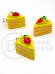 Pandantiv tort din rășină ~19x~13mm 2 pcs 335902