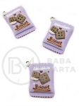 Pandantiv din rășină cu fursec 22x17x5mm, gaură 2mm, 2 bucăți 335921