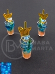 LAMPĂ PENDANTĂ 22x12mm cocktail cu orificiu de urs 2mm 2 buc 335930