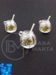 LAMPĂ PENDANTĂ 17x15mm gaură 2mm 2 buc 335937