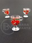 Pandantiv 18x12mm gaură cocktail 2mm 2 buc 335955