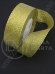 Panglică organza 25mm aurie 1 rolă ~22 metri 451202