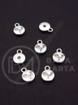 Pandantiv metalic cu Phoenix 10x8x2mm argint 1 pachet 20 buc 306552