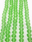 Cristal 8x6mm verde deschis curcubeu ~67 buc 41cm 1 buc 342117
