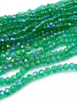 Cristal ~ Mărgele fațetate AB de 3 mm ~ 160 buc ~ 50 cm 1 șir 342335