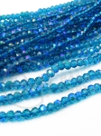 Cristal ~ Mărgele fațetate AB de 3 mm ~ 160 buc ~ 50 cm 1 șir 342336