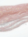 Cristal mat ~3.3x~2.7mm fațetat jumătate AB ~145 buc ~38cm 1 șir 342502
