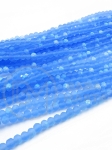 Cristal mat ~3.3x~2.7mm fațetat jumătate AB ~145 buc ~38cm 1 șir 342507
