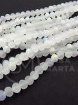 Cristal mat ~4x~3.5mm fațetat jumătate AB ~110 buc ~38cm 1 șir 342512