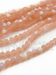 Cristal mat ~4x~3.5mm fațetat jumătate AB ~110 buc ~38cm 1 șir 342514