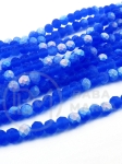 Cristal mat ~4x~3.5mm fațetat jumătate AB ~110 buc ~38cm 1 șir 342524