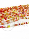 Cub de cristal 2,5x2,5mm colorat ~180 buc ~45cm 1 șir 342534