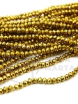 Cristal ~2x~1.5mm auriu ~220 buc ~36cm 1 șir 342615