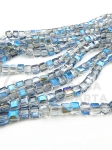 Cub de cristal 4x4mm ~98 buc ~40cm 1 șir 342637
