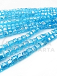Cub de cristal 4x4mm AB ~98 buc ~40cm 1 șir 342638