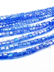 Cub de cristal 4x4mm AB ~98 buc ~40cm 1 șir 342639
