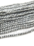 Cristal ~2x~1.5mm argint ~220 bucăți ~36cm 1 șir 342665