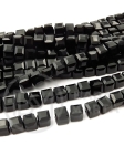 Cub de cristal 7x7mm negru ~98 buc ~70cm 1 șir 342803