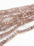 Triunghi de cristal 3x4x3mm arc AB ~33cm ~130 bucăți 1 șir 342817