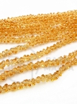 Triunghi de cristal ~2.2x~4x~3.5mm fațetat ~27cm ~130 bucăți 1 șir 342831