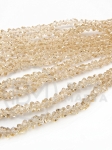 Triunghi de cristal ~2.2x~4x~3.5mm fațetat ~27cm ~130 bucăți 1 șir 342832