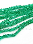Triunghi de cristal ~2.2x~4x~3.5mm fațetat ~27cm ~130 bucăți 1 șir 342835