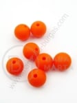 Bilă de mărgele din silicon 12mm gaură 1.5mm 1 paquet 5 buc 317039