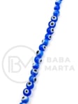 Mărgele de sticlă vârf ochi ~4mm, model lampwork ~100 bucăți 343480