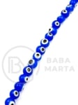 Mărgele de sticlă vârf ochi ~6mm, model lampwork ~65 bucăți 343481