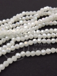 Mărgele de sticlă 3mm imitație de jeleu AB ~92 pieces ~30cm 1 șir 343603