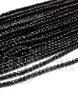 Mărgele de sticlă 2mm negre ~185 bucăți ~37cm 1 bucată 343604