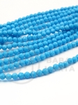 Mărgele de sticlă 3mm albastre ~135 bucăți ~39cm 1 bucată 343607